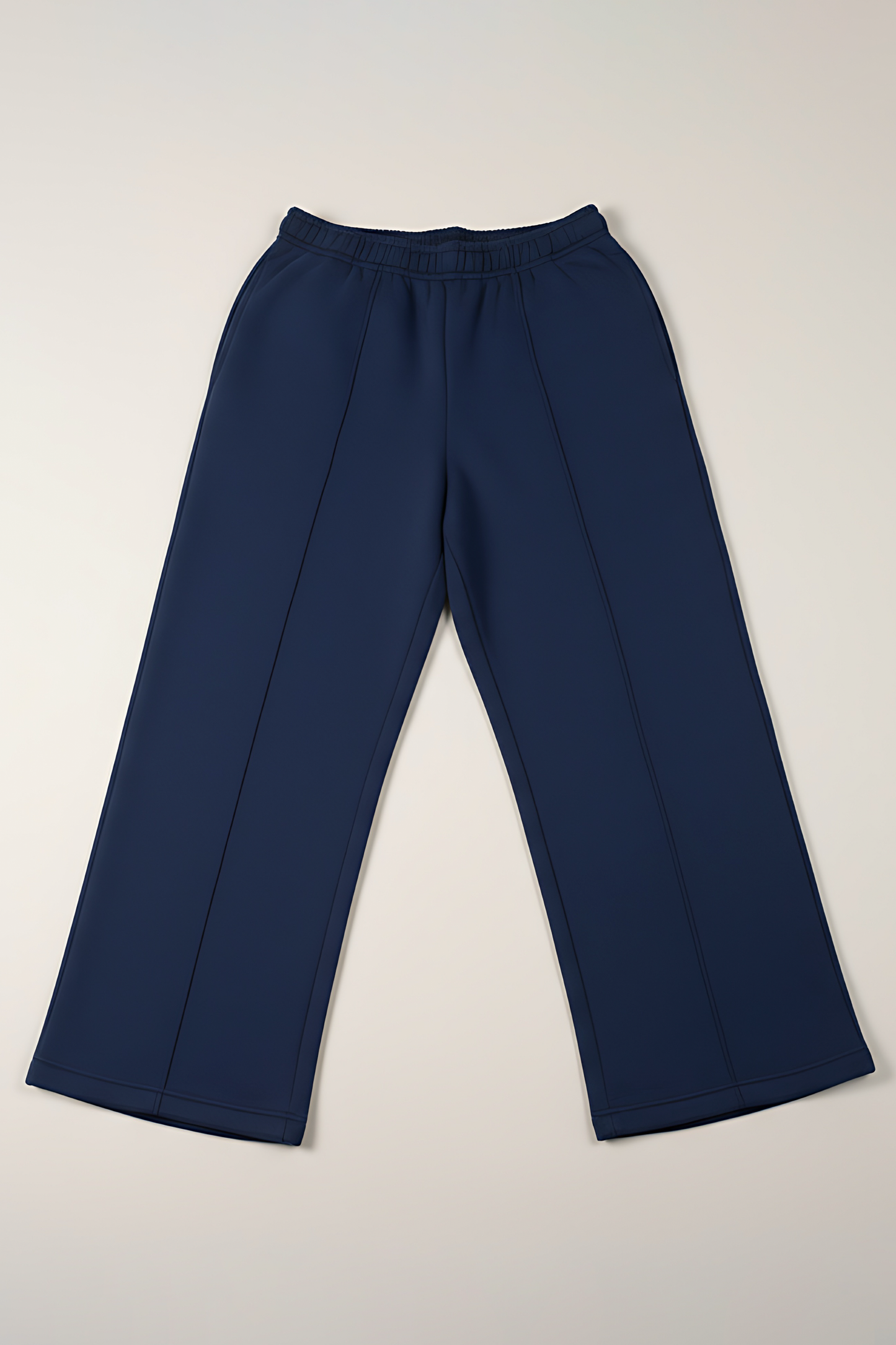 Everyday Wide Leg Sweatpants - Navy Blue