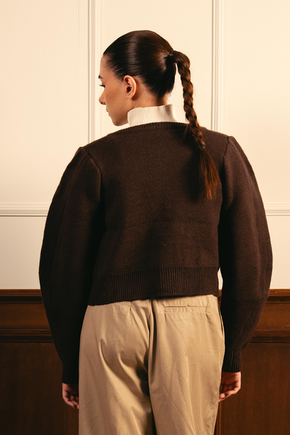 Cocoa Soft Knit Cardigan - Brown