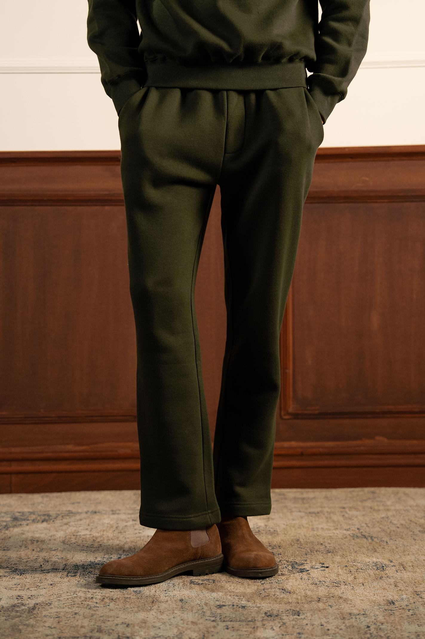 Everyday Relaxed Sweatpants – Dark Green