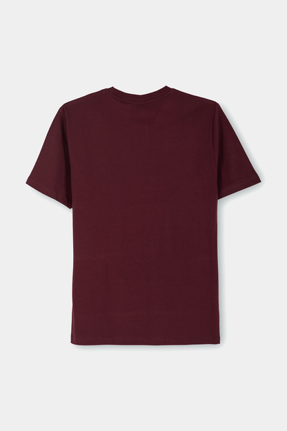 Premium Cotton T-Shirt – Maroon