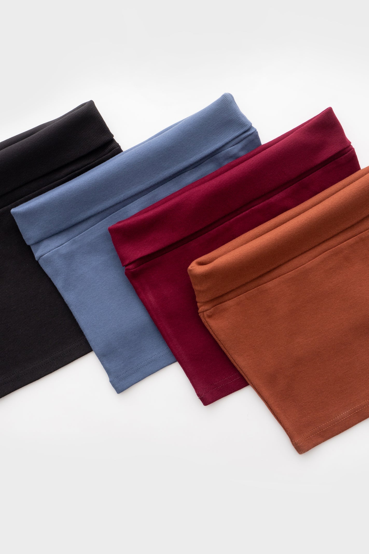 Fold Over Bandeau - Indigo