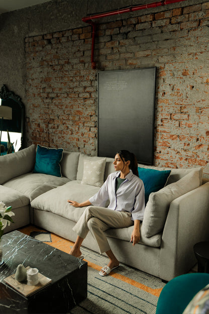 Cropped Box Fit Shirt - Lilac