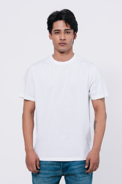 Premium Cotton T-Shirt – White