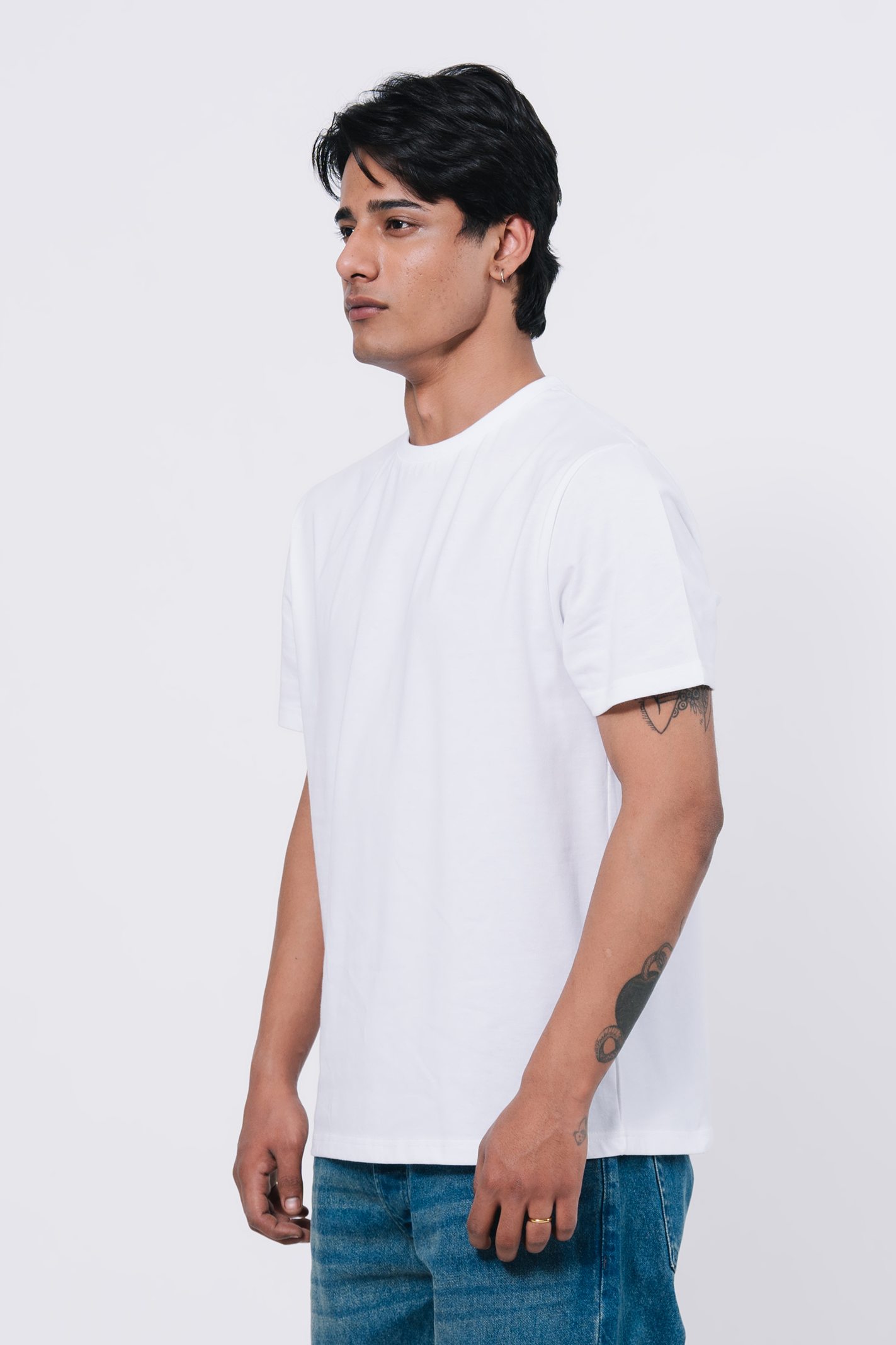 Premium Cotton T-Shirt – White