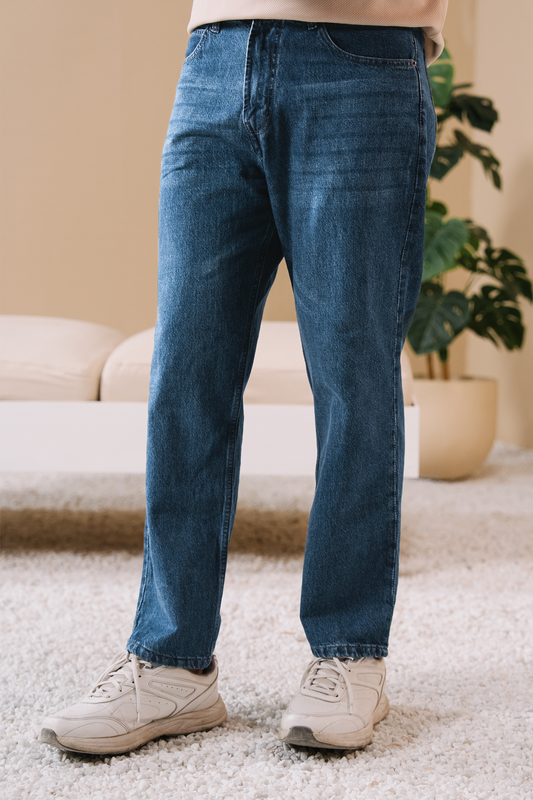 Straight Fit Jeans – Blue