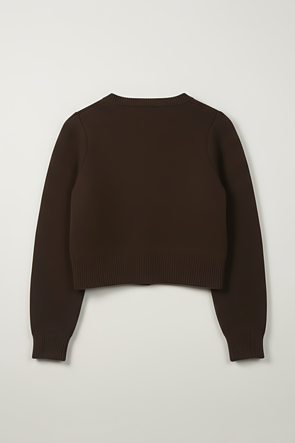 Cocoa Soft Knit Cardigan - Brown