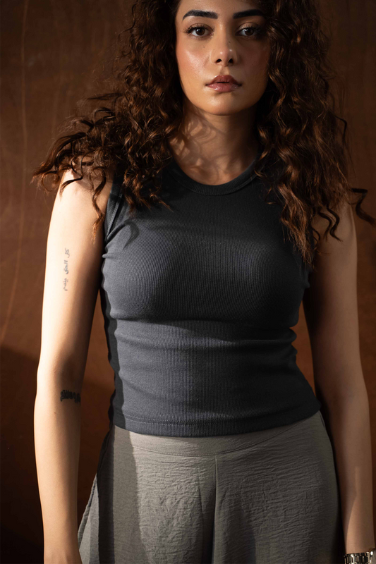 Slim Fit Tank Top - Graphite